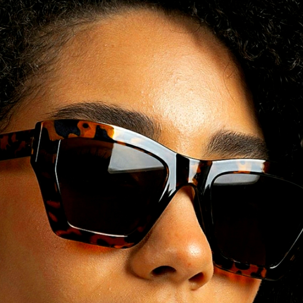 🌺Polo55 A Turkey branded leopard Sunglasses